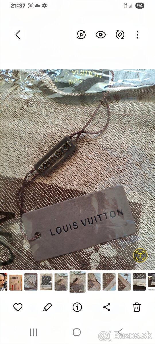 Obrovsky sal , satka, pled Louis vuitton - 8