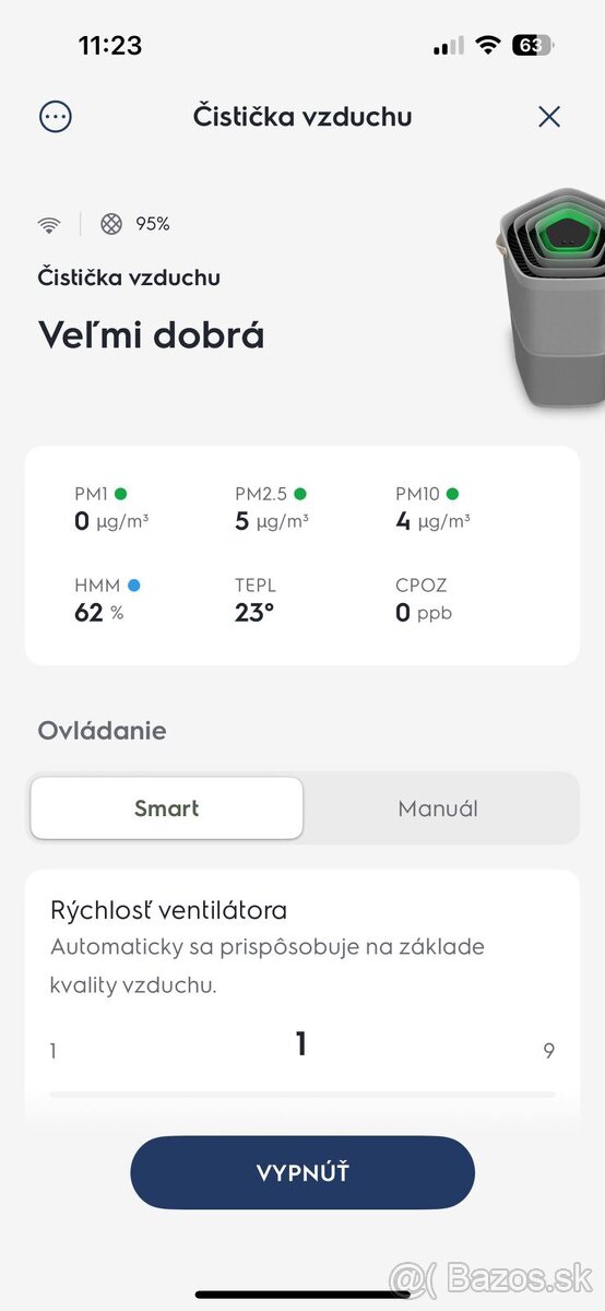 Čistička vzduchu Electrolux PURE A9 – model PA91-604GY - 8