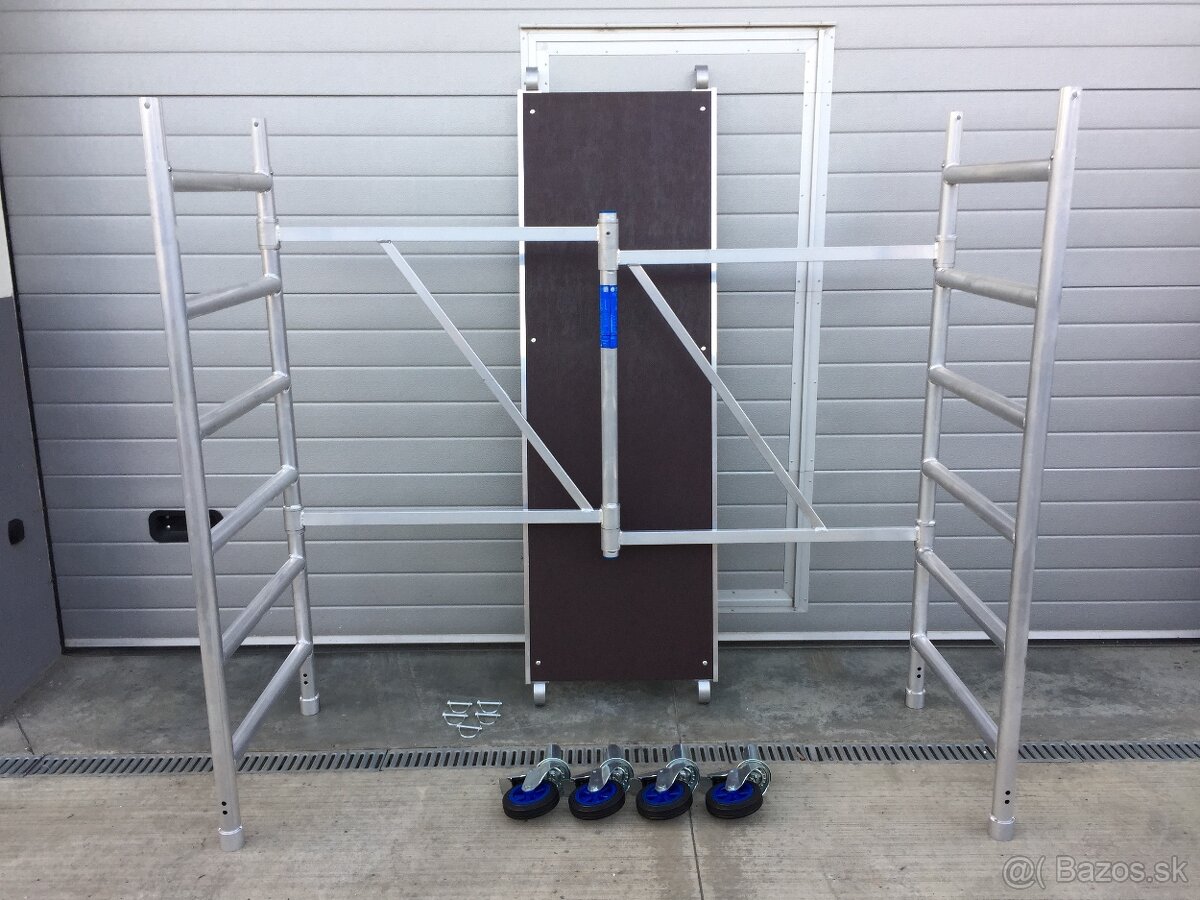 Pojazdné hliníkové lešenie. AL 75 - ZOSILNENÉ - 8