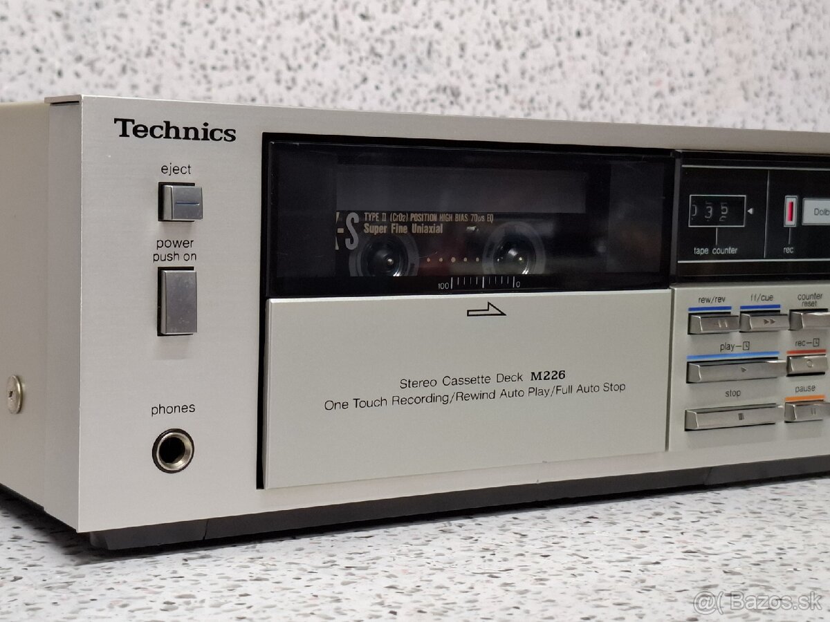 TECHNICS M226 》 STEREO CASSETE DECK 》DOLBY B C - 8