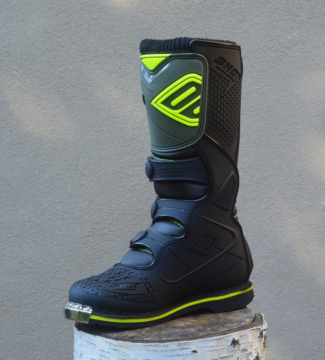 Predám čižmy topánky SHOT camo žlté - 8