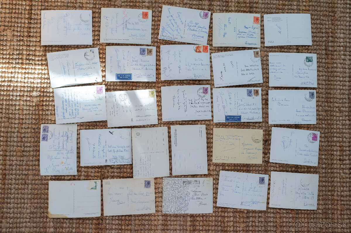 Sada 240 historických talianskych čiernobielych pohľadníc - 8