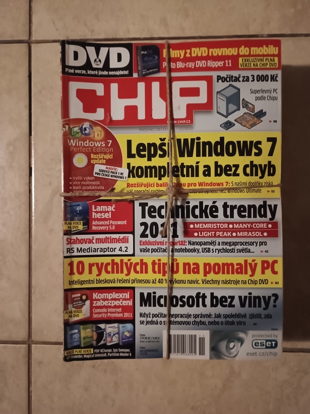 CHIP – časopisy s CD/DVD (2004-2010). - 8