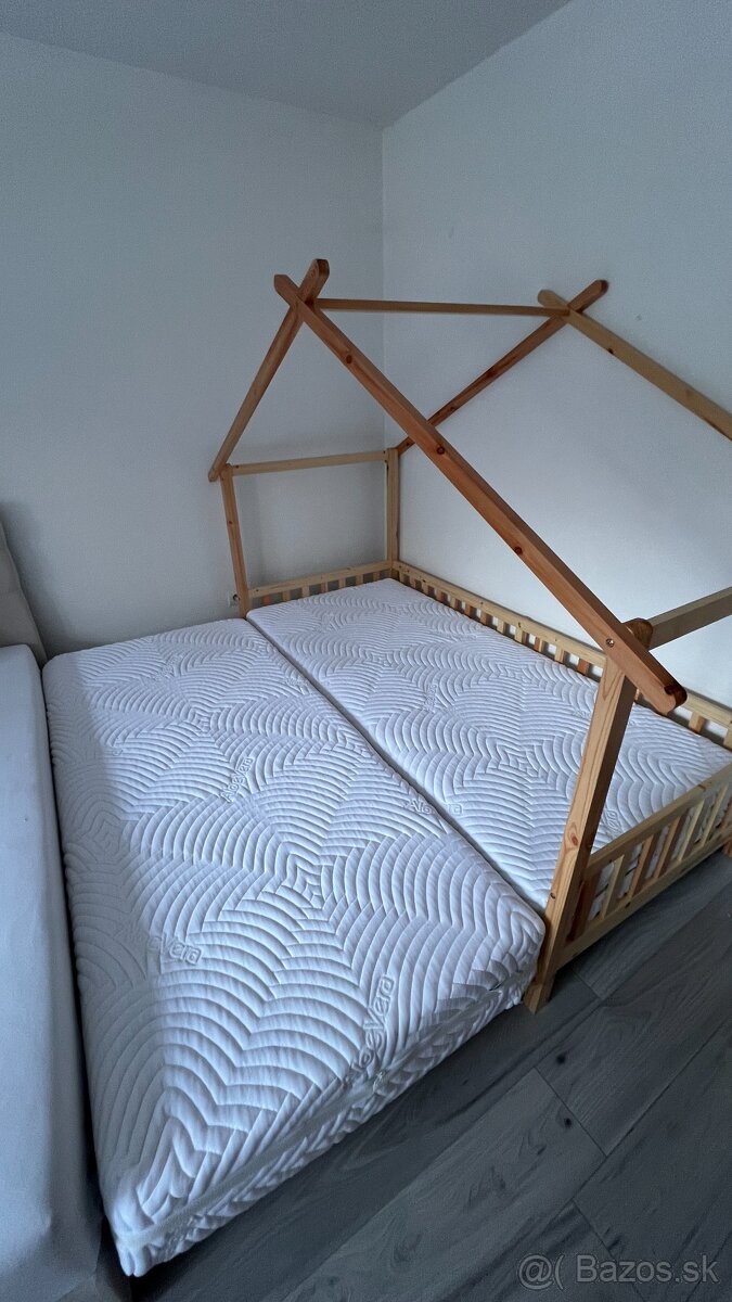 POSTEĽ DETSKÁ + ZÁVESY + MATRACE - 8
