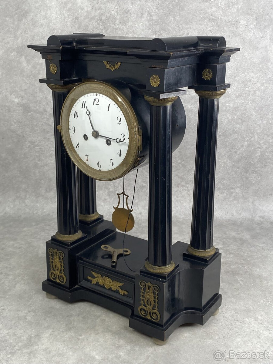 Empírové stlpikové hodiny - 8