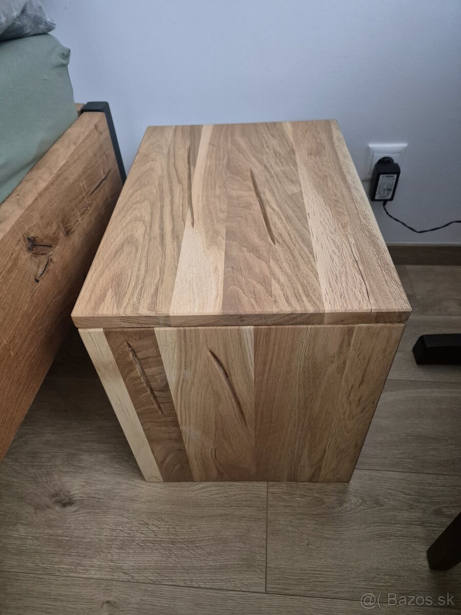 Nocné dubove stoliky 2x - 8