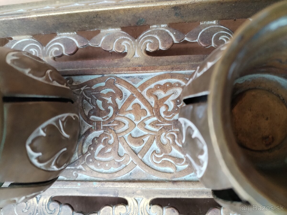 Kalamár veľký mosadzny 45€ - 8