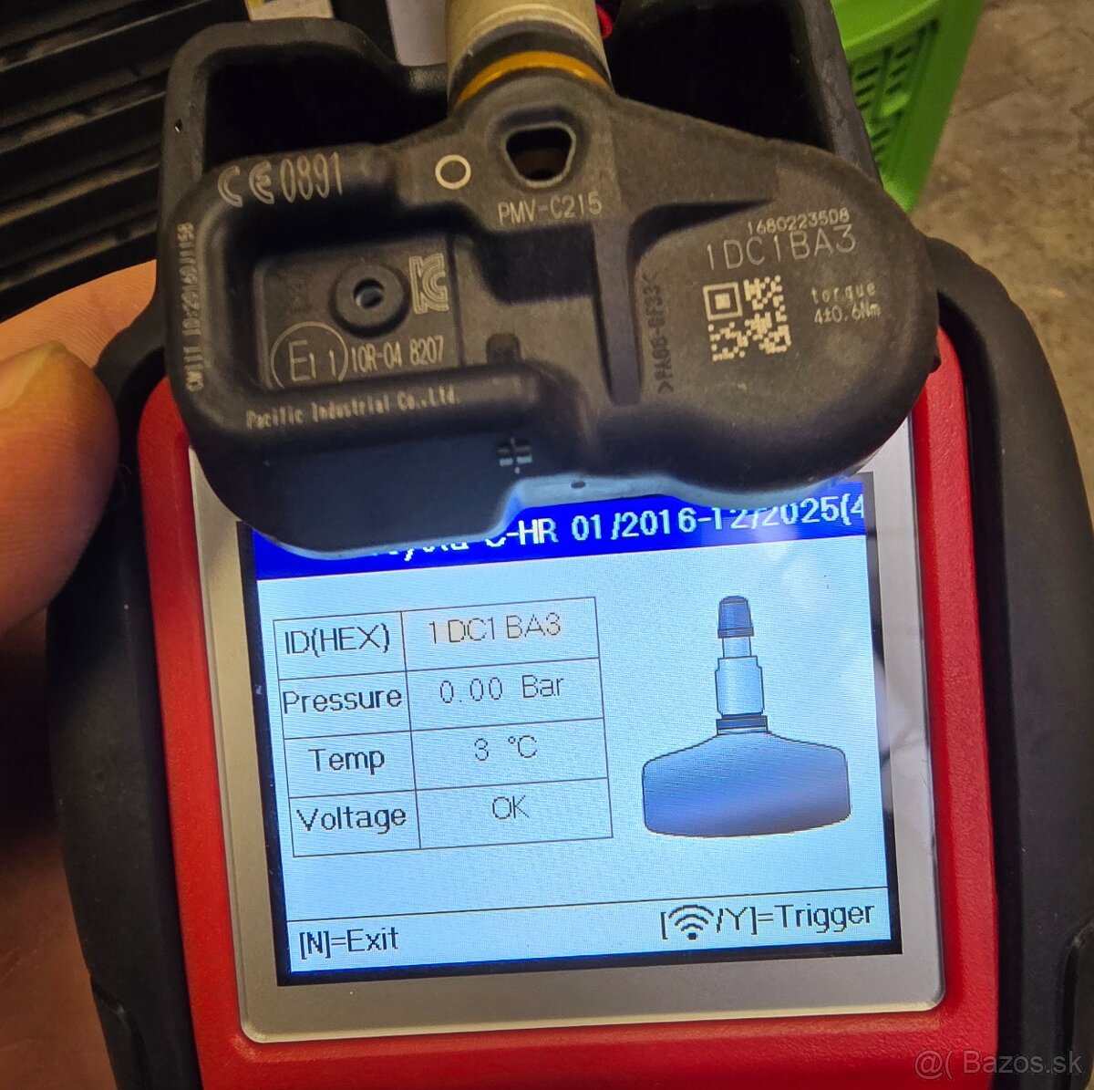 Senzory tlaku (TPMS) TOYOTA/LEXUS - 8