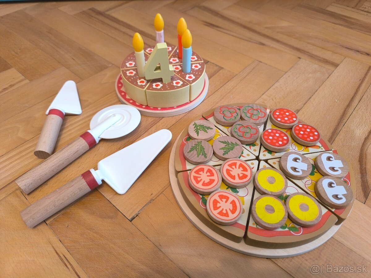 Drevený obchodík/divadlo s príslušenstvom - 8