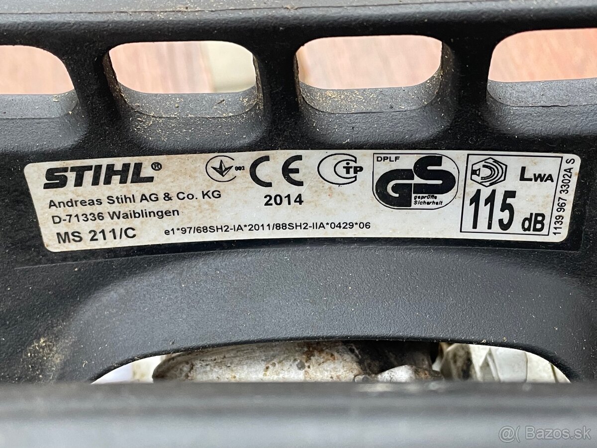 Predám motorovú pilu STIHL MS 211C - 8
