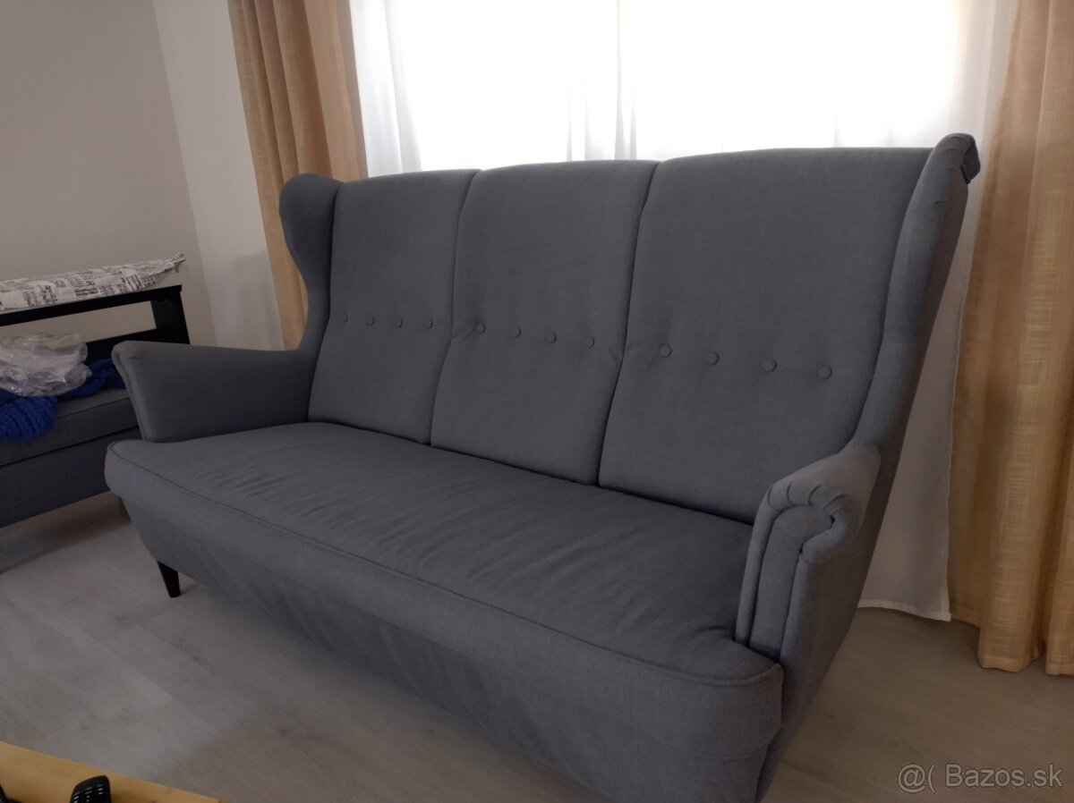 TOP STAV Ikea strandmon gauc sivy - 8