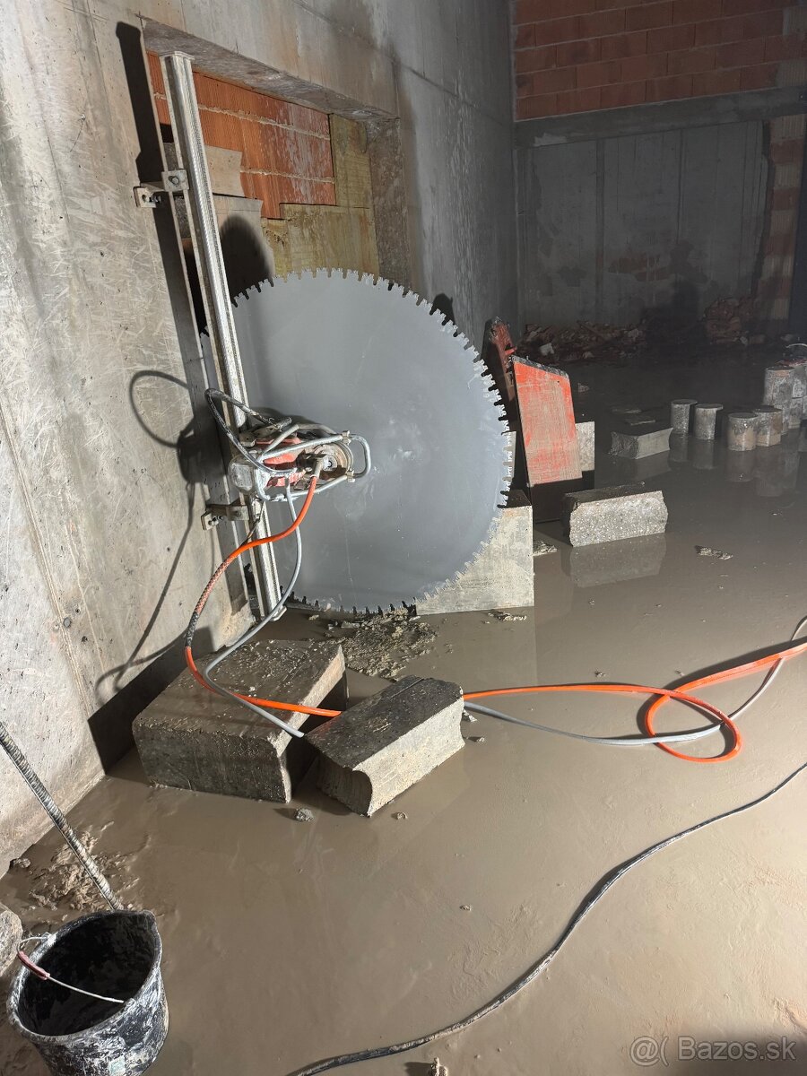 Jadrové vŕtanie a rezanie betónu - 8