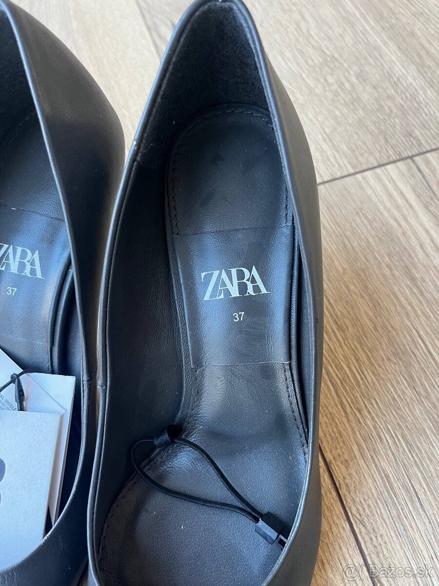 Kožené lodicky ZARA nové - 8