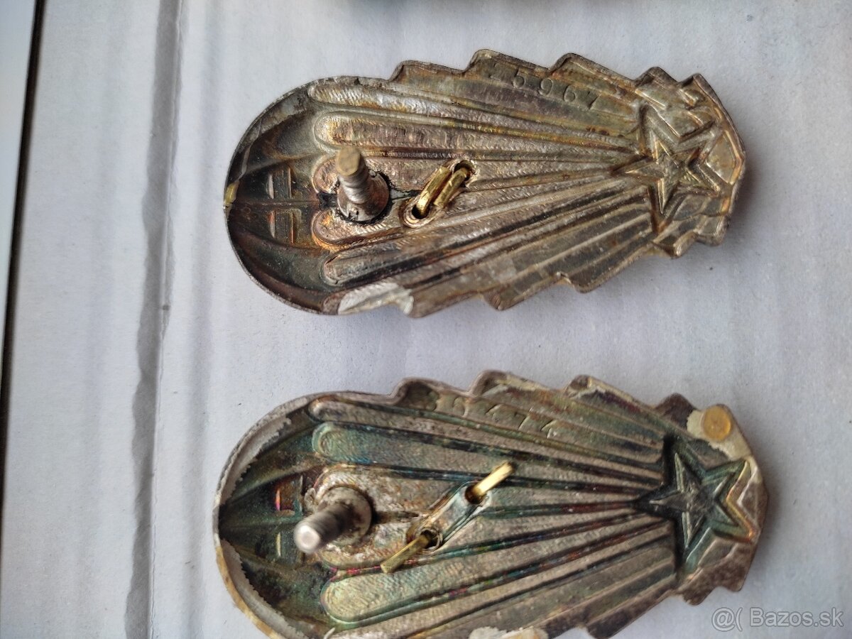 7 ks výsadkárske odznaky CSLA MISTR INSTRUKTOR 1, 2, 3 - 8