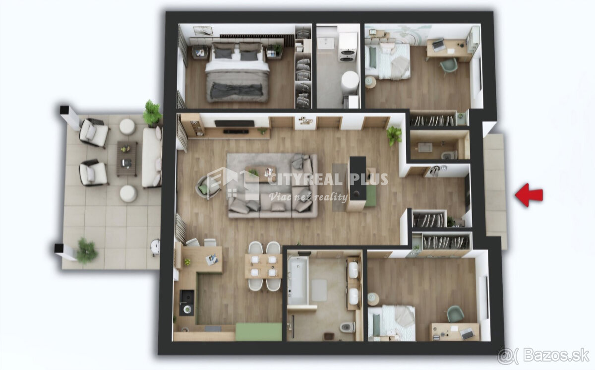 Na predaj 4 izbová moderná novostavba len 15 km od Komárna - 8