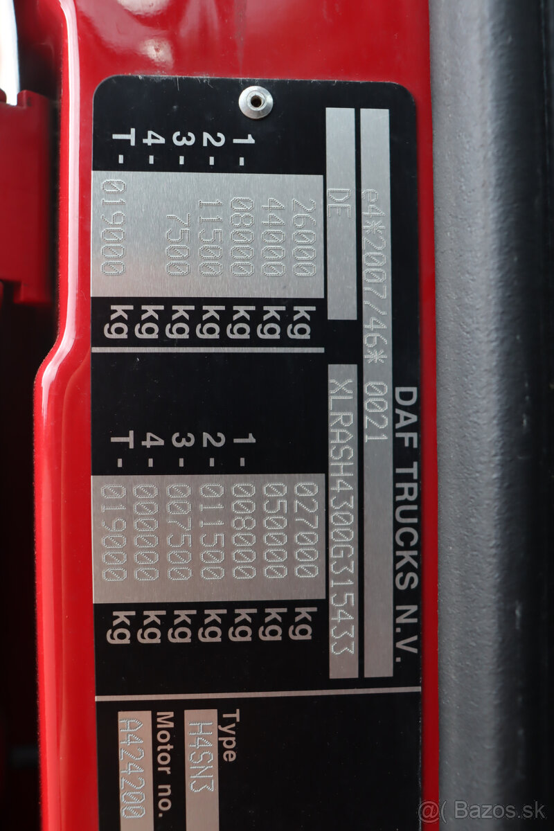 DAF XF 480 SSC,RETARDER,JUMBO,D.7,70m+PRÍVES 2020 - 8