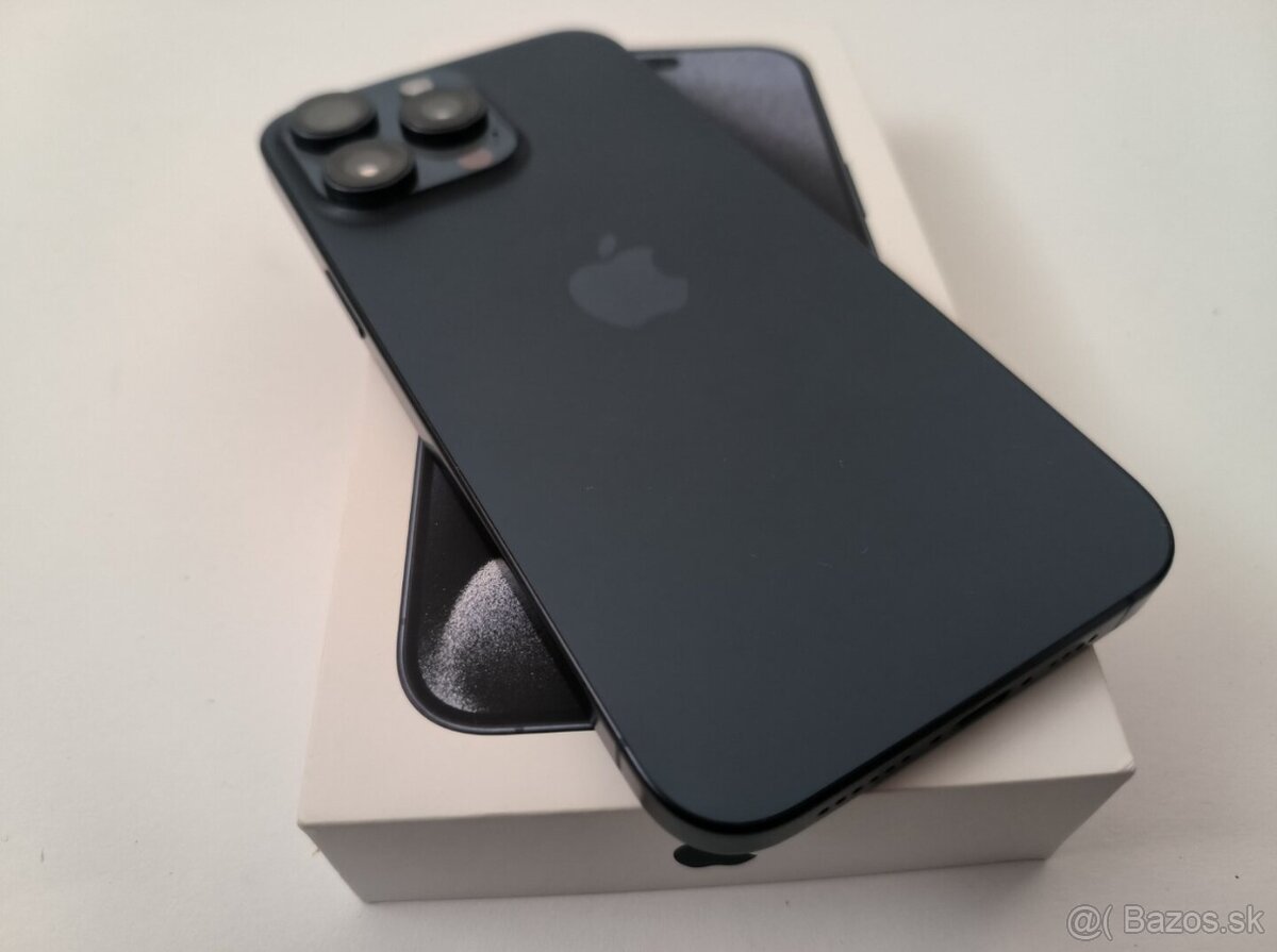 apple iphone 15 PRO MAX 256gb Blue Titanium / Batéria 100% - 8