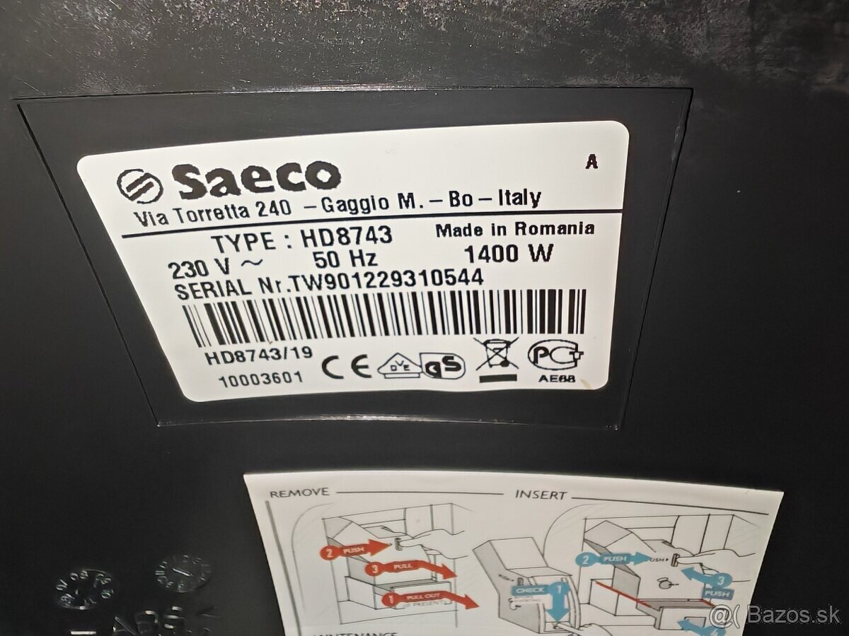 Espresso kavovar Saeco Xsmall - 8