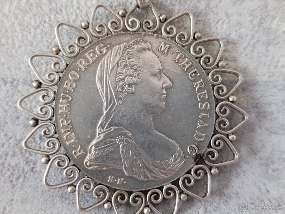 Tolar Marie Terezie(zřejmě novorazba), PUNC, AG, STRIBRO - 8