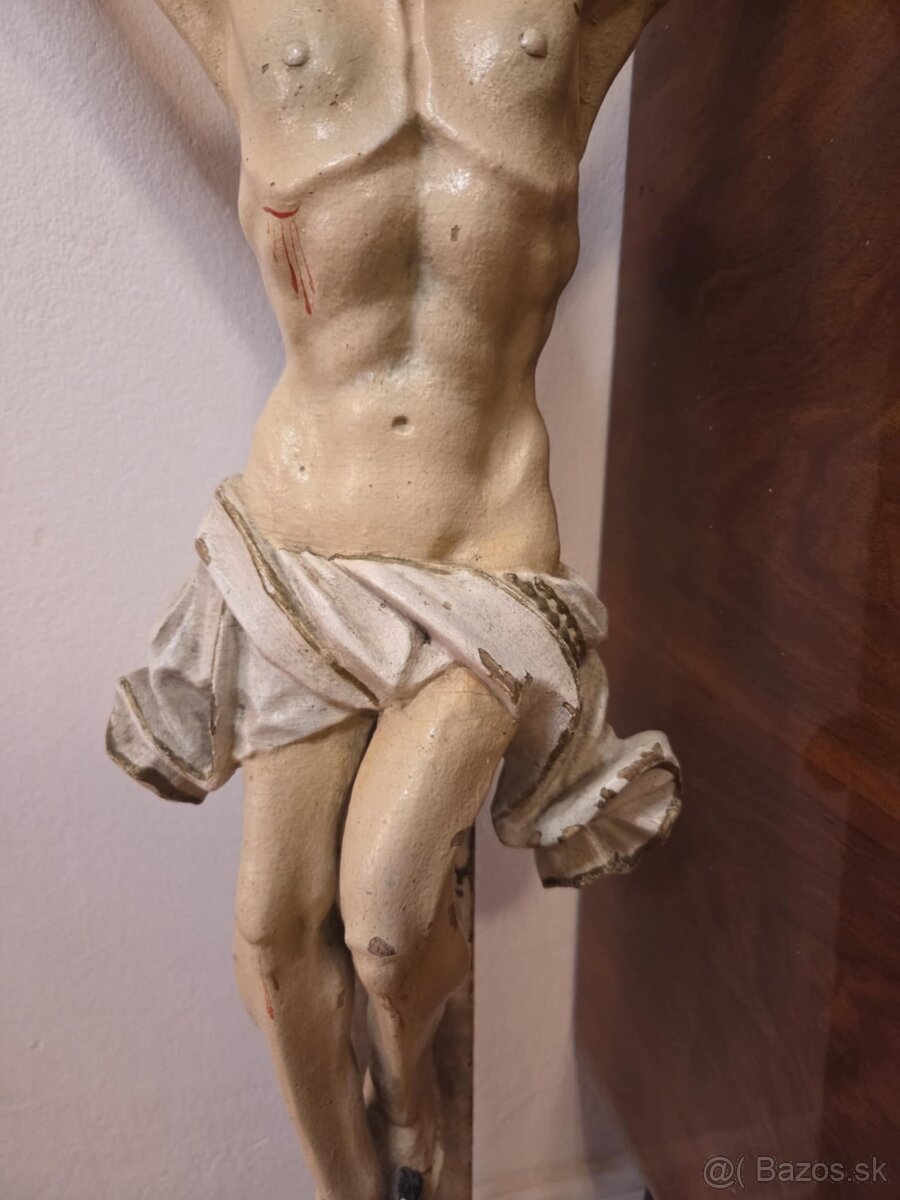 Drevený kríz s jezisom drevenym - 8