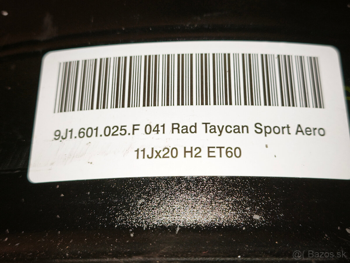 Porsche Taycan - originál 20" alu disky - 8