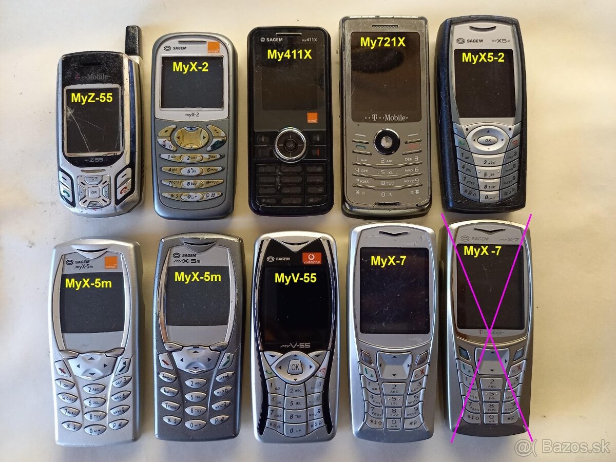 Siemens Motorola Sagem Alcatel - 8