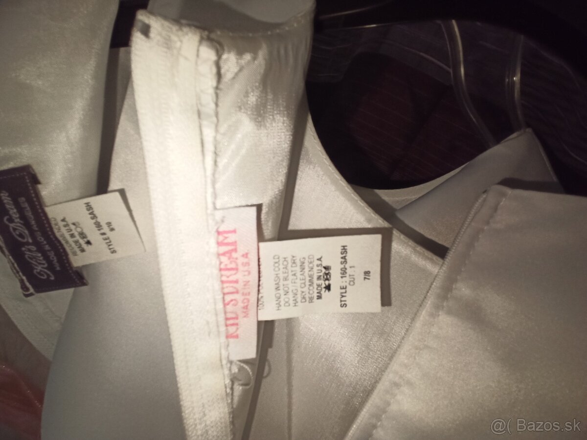 Predám dievčenské šaty 2 ks - 8