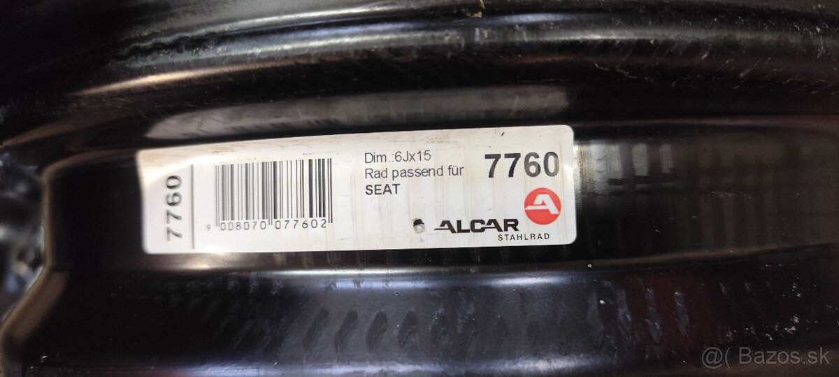 plechove disky 5x100 r15 - 8