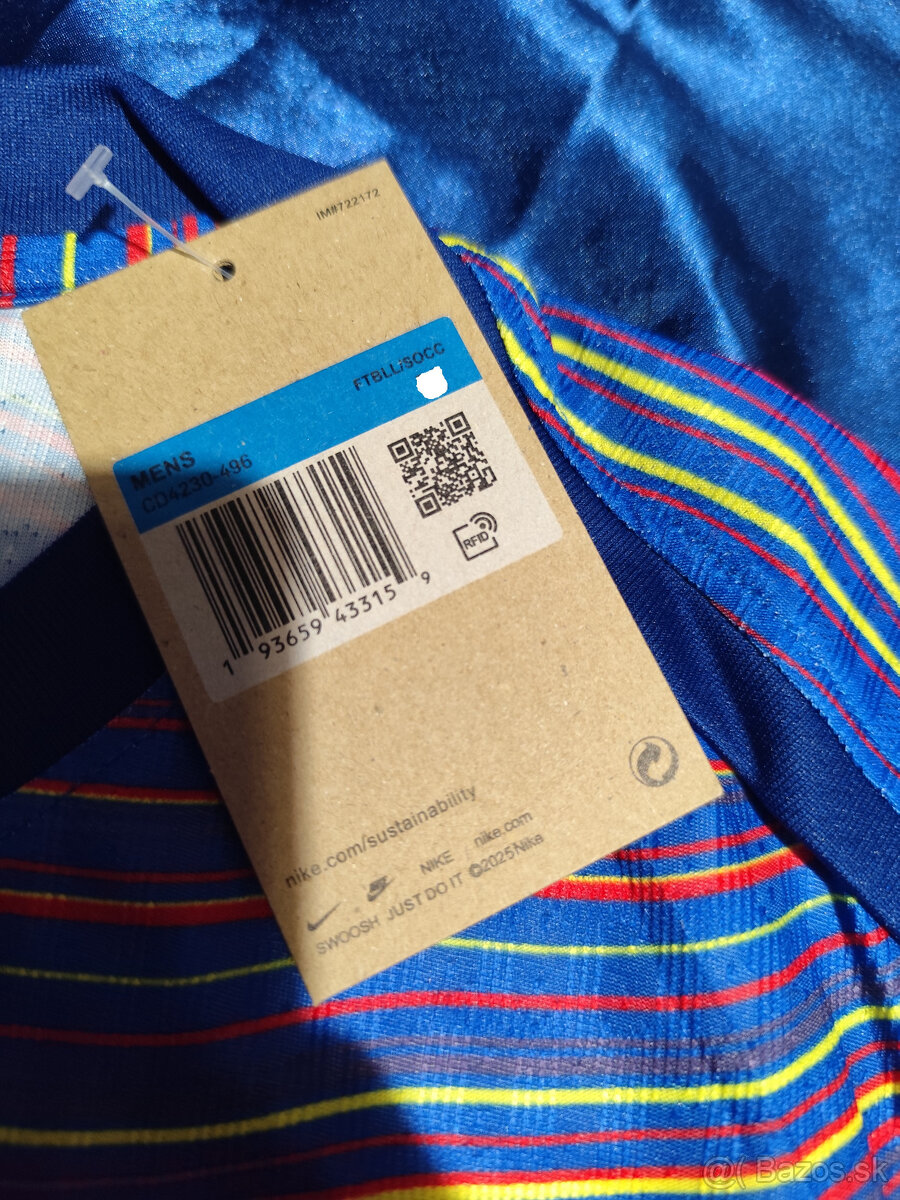 Dres Fc Barcelona Hráčsky Blaugrana Pásikavý Unikátny - 8