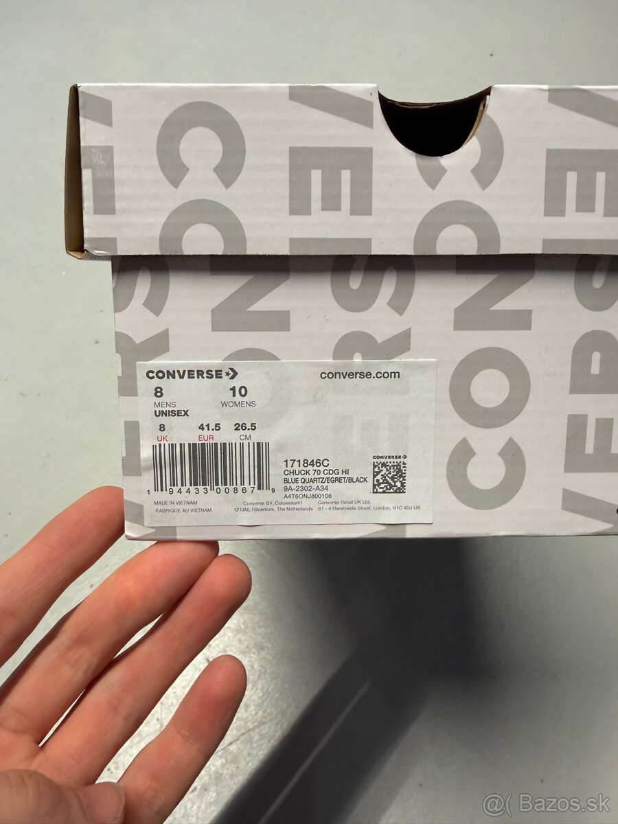 Comverse CDG tenisky vysoké modré - 8