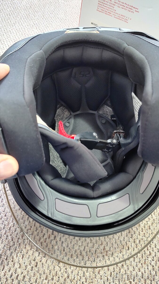 Predám preklopnú helmu LS2 FF393 covert hawk veľkosť L - 8