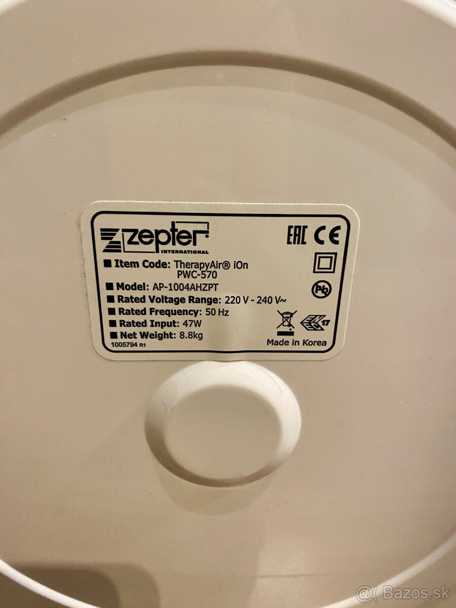 Čistička vzduchu zn. Zepter - 8