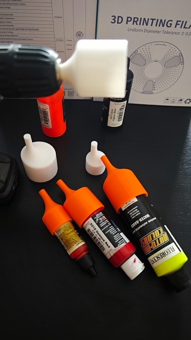 Airbrush farby - rotačný miešač farieb 3D tlač - 8