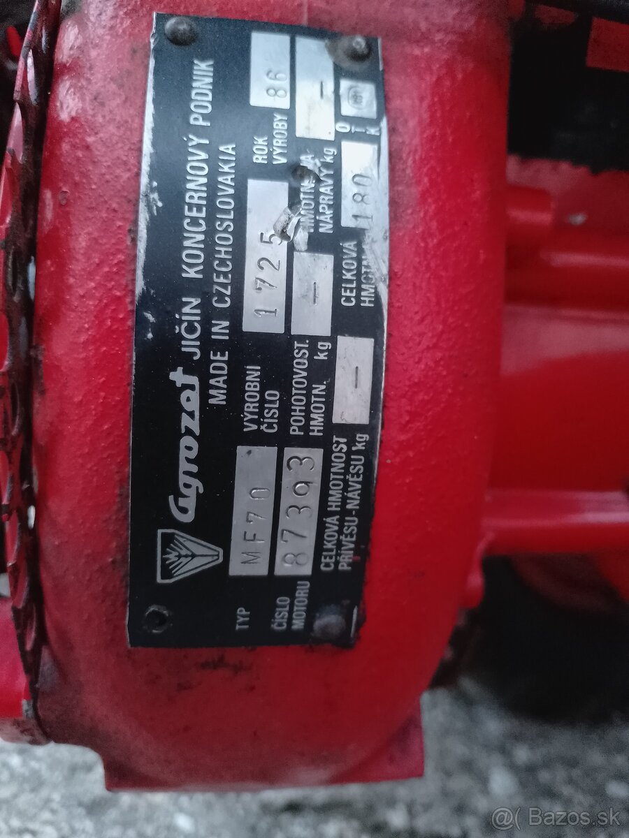 MF-70 agrozet Jičín SO-160,obracač, shrabovač sena,jako vari - 8