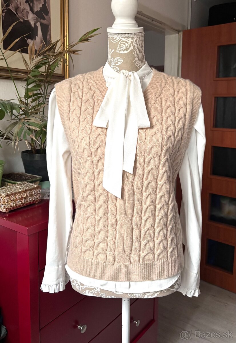 Dámska pletená vesta - 8