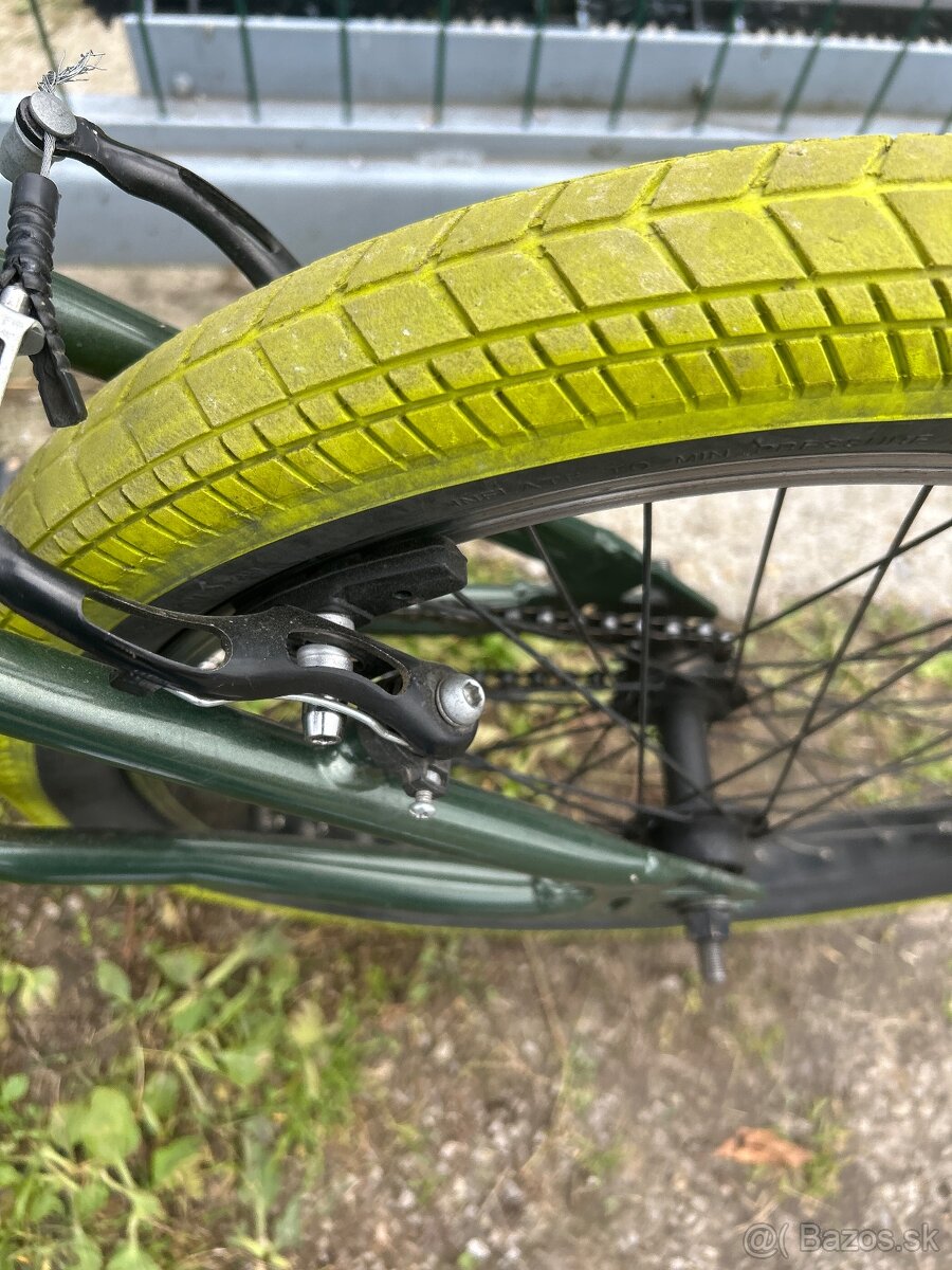 Predám bmx wipe green - 8