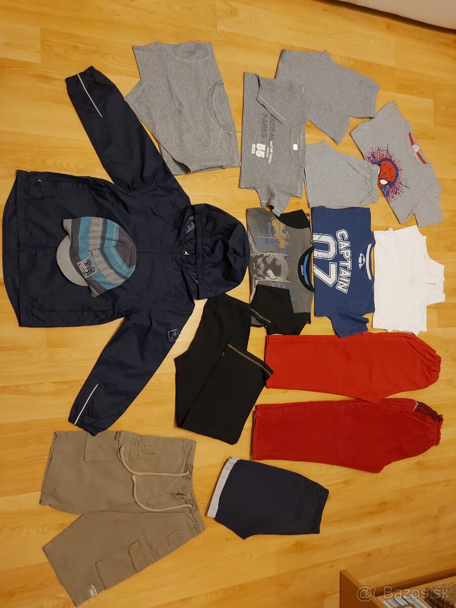 Vesta + Bunda chlapčenská, detská 122 - 8