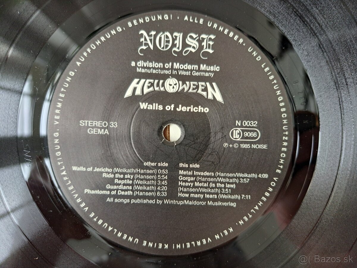 Lp HELLOWEEN- Walls Of Jericho - 8