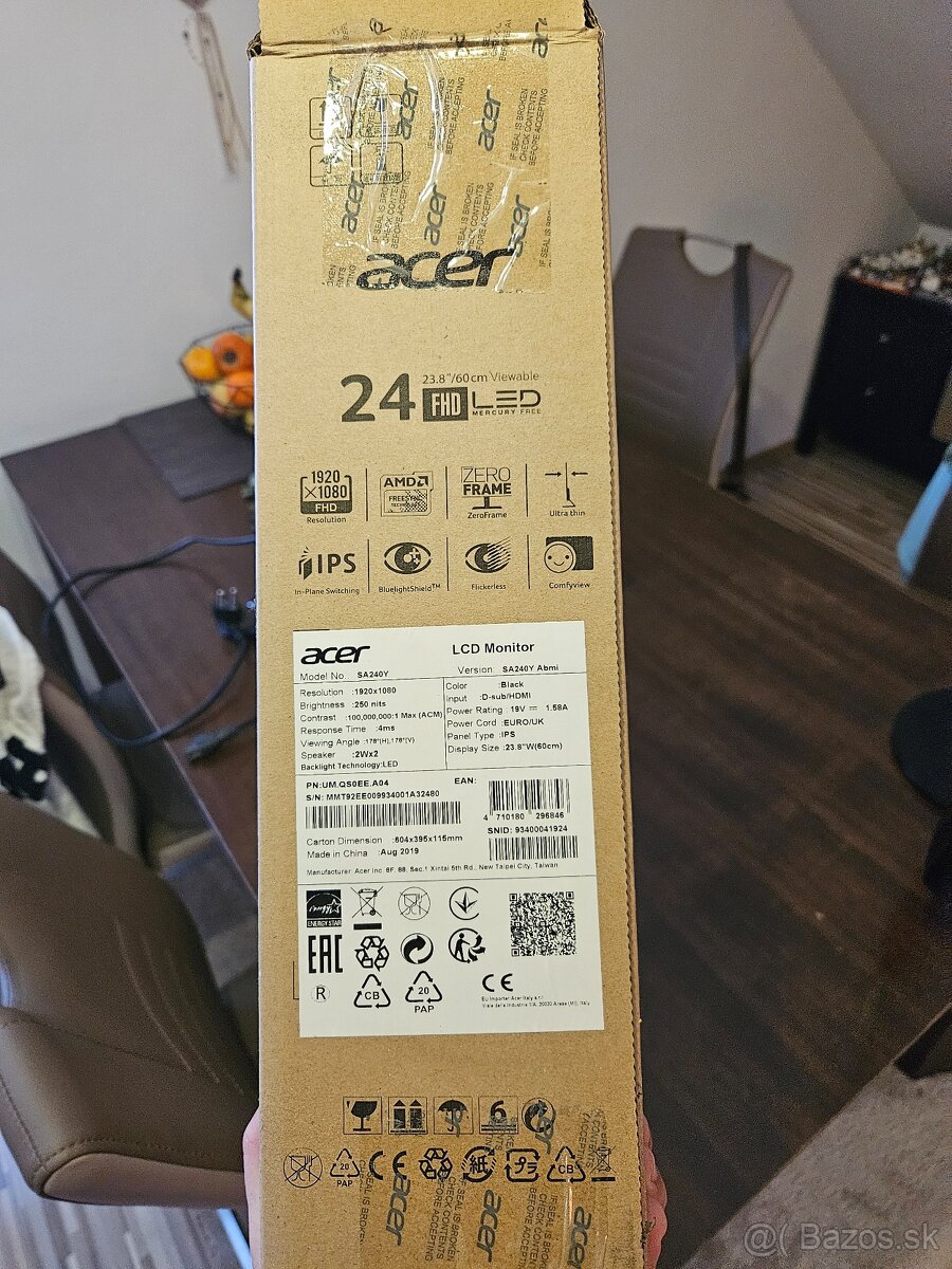 Predam monitor acer SAO Series - 8