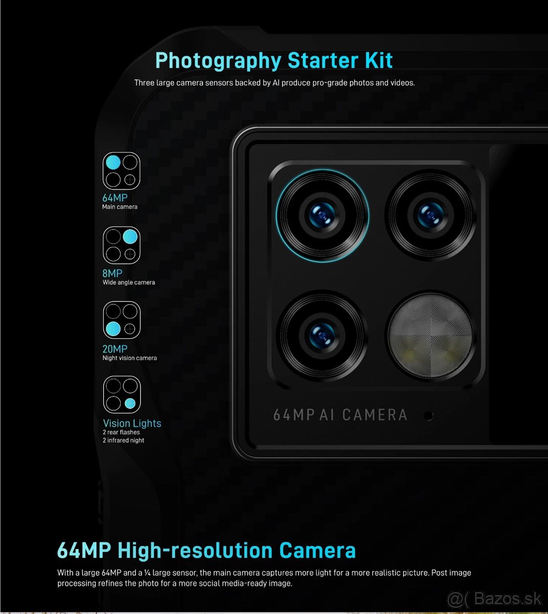 Doogee v20 - IP 68/69 - 8