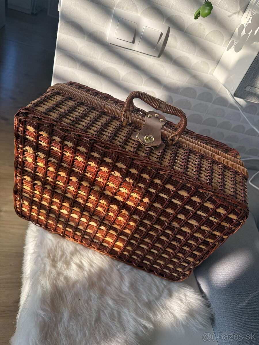 Ratanový piknikový kôš - 8