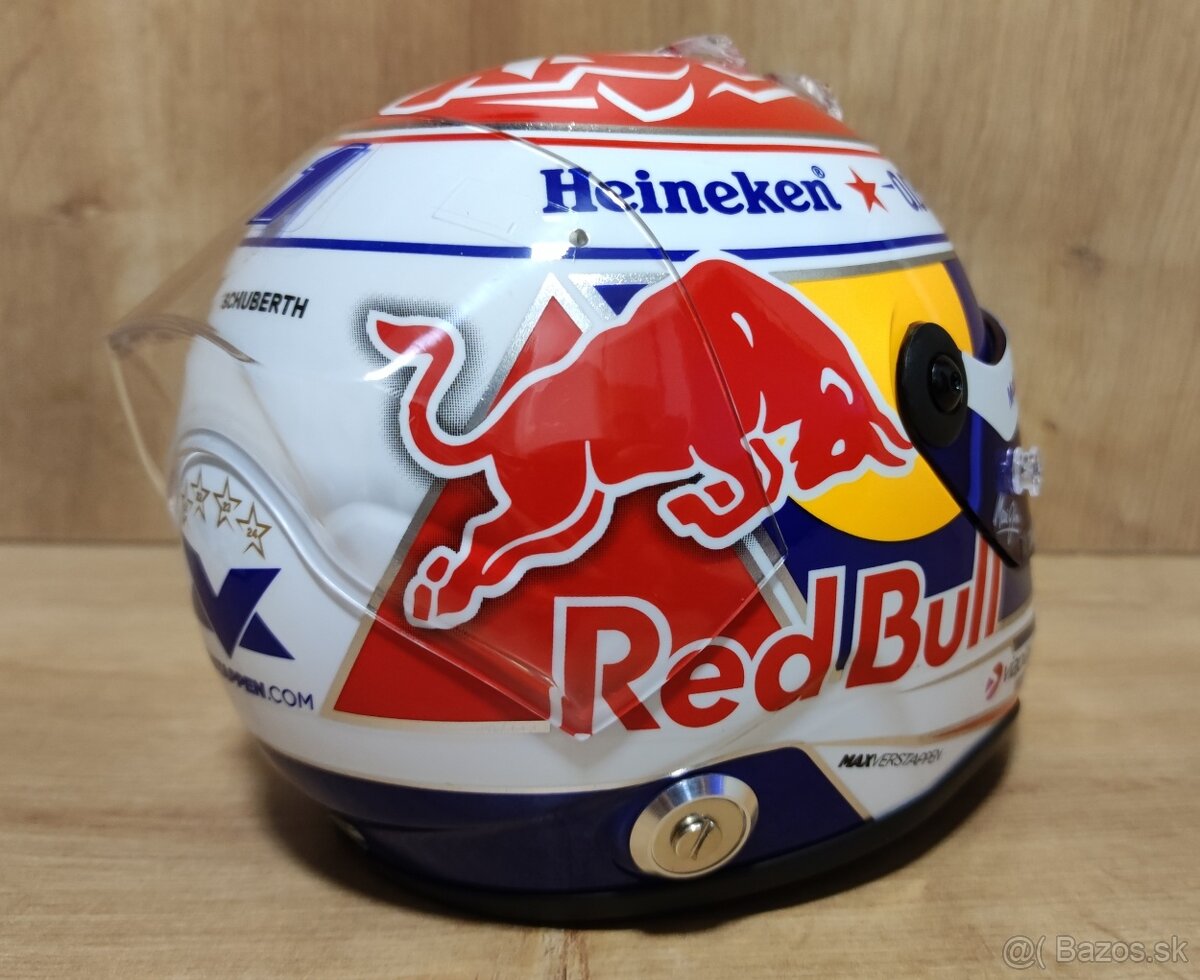 Max Verstappen - 2025 sezonna helma 1:2 + podpis karta - 8