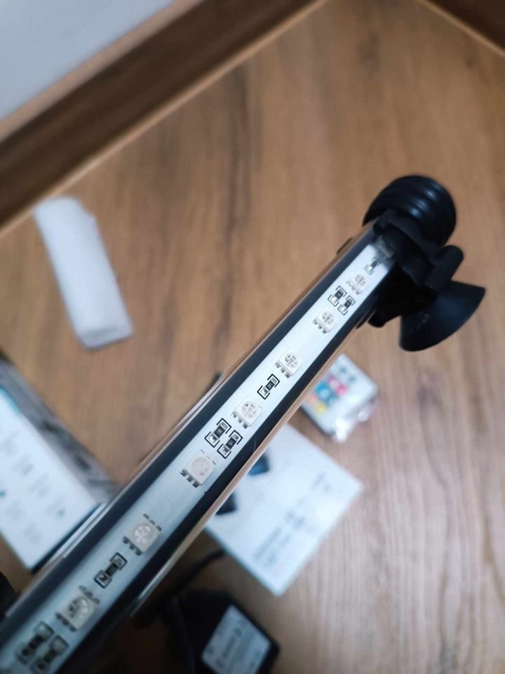 Akvarijní LED RGB osvětlení 18 cm, dálkové ovládání - 8