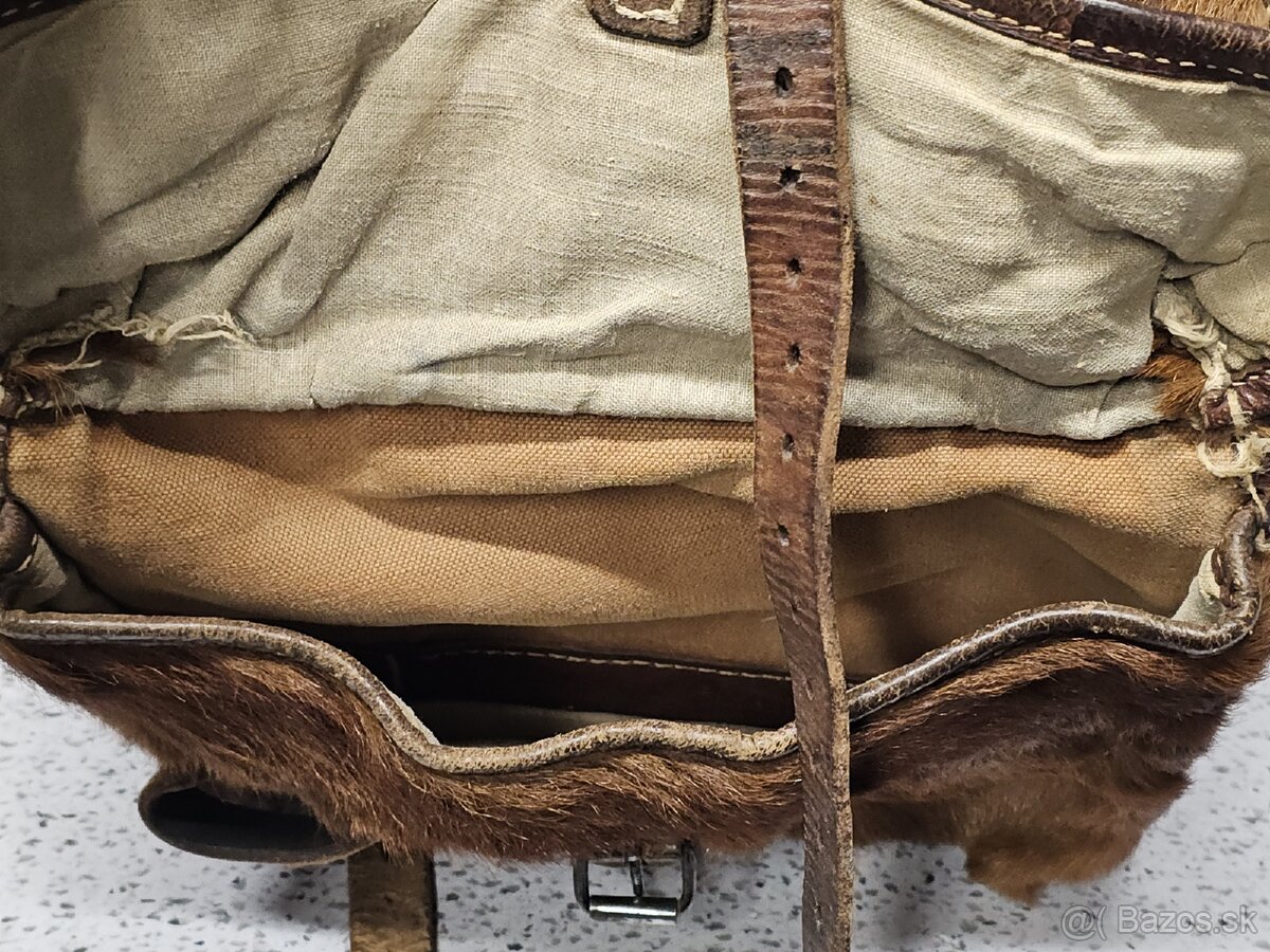 Unikátny starožitný batoh Švajčiarskej armády z roku 1927 - 8
