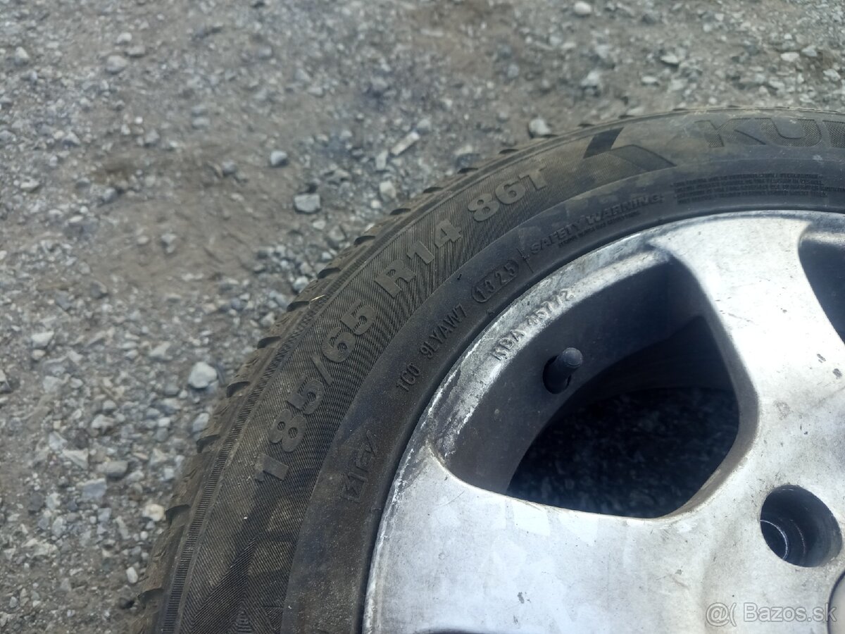 185/65 R14 4x100 Alu disky - 8