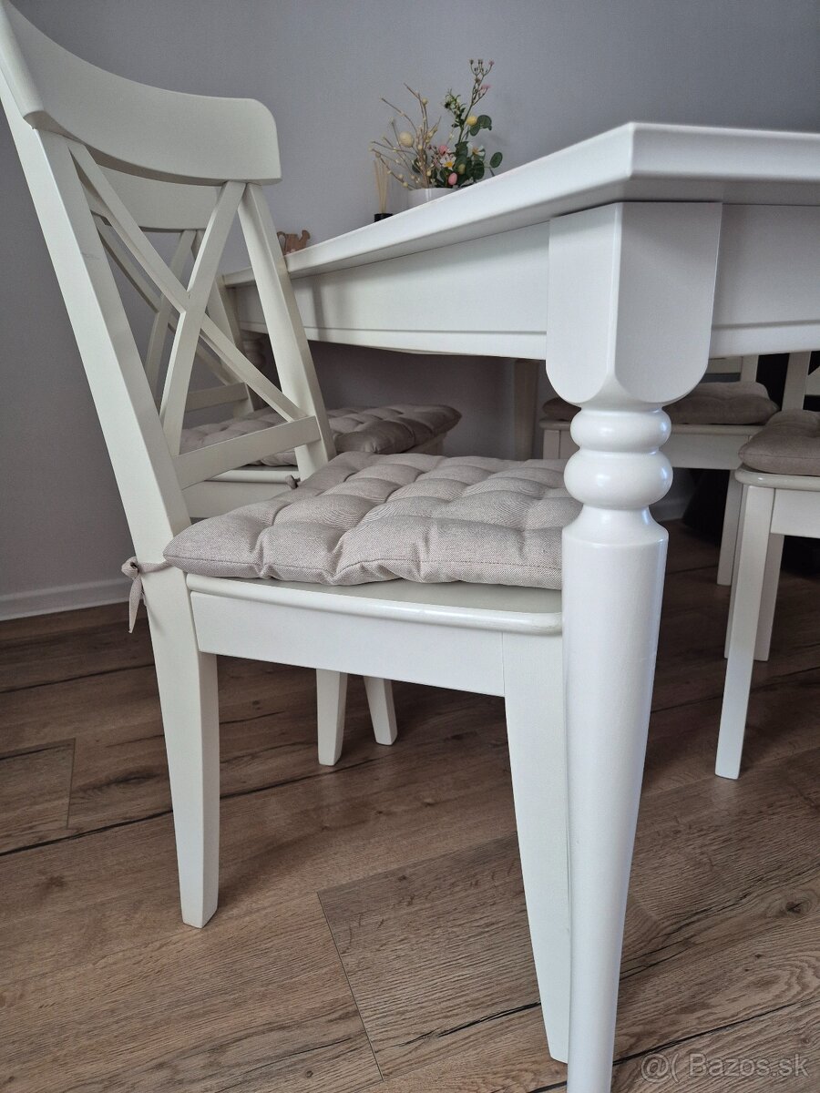 Jedálenský stôl Ingatorp + 4 stoličky Ingolf - 8