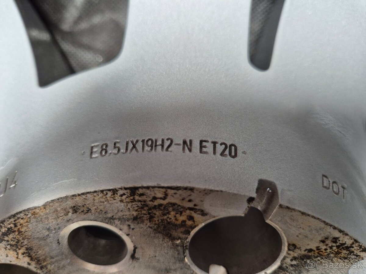 5x112 r19 ET20 x 8,5J elektróny originál AUDI+VW, ŠKODA - 8