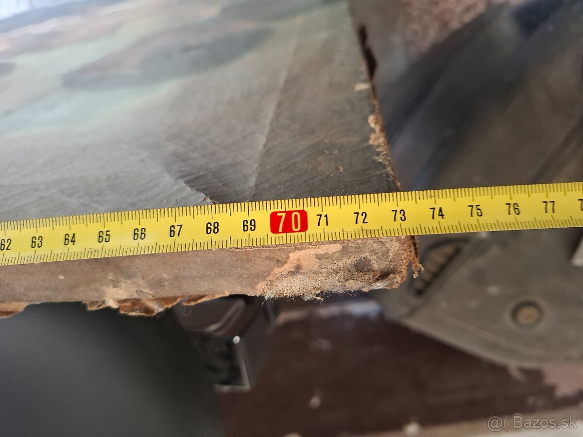 Predám starožitný obraz poškodenie Viď foto 100cm x 73cm 350 - 8