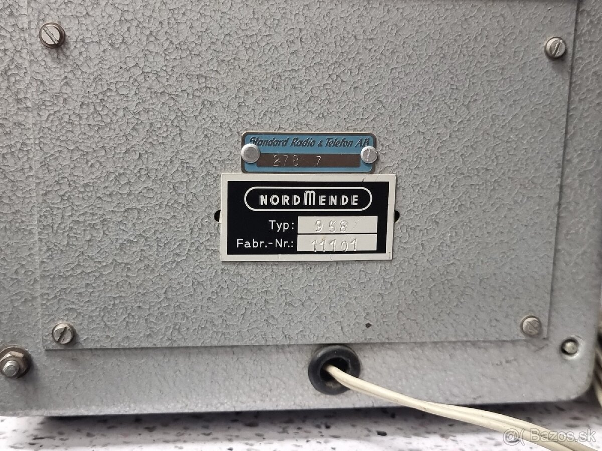 WOBLER 》 NORDMENDE UW 958 》MERACÍ PRÍSTROJ VOBLER - 8