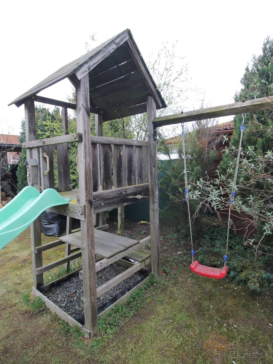 Drevené detské ihrisko - borovica - 8